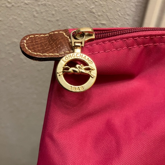 Longchamp expandable  magenta bag - Picture 4 of 15
